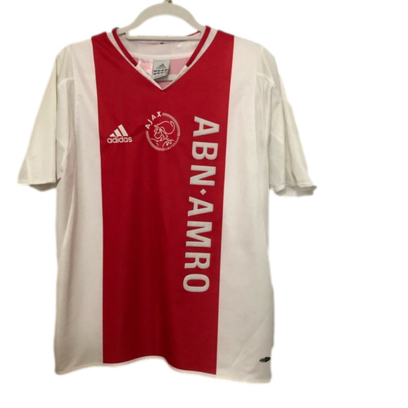 Adidas Authentic Ajax Amsterdam ABN AMRO Soccer Jersey
